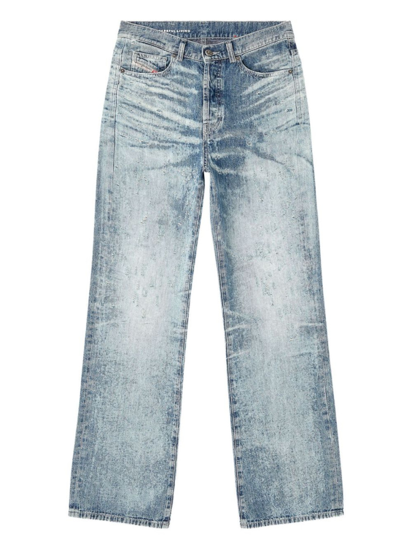 Diesel - Regular Jeans - 1971 D-Sent - Jeans - Woman - Blue