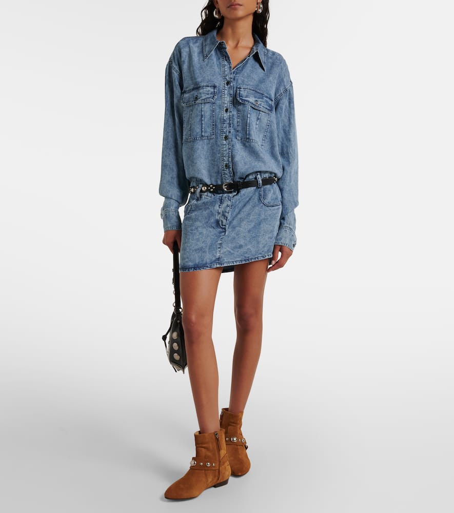 Palvina denim shirt dress