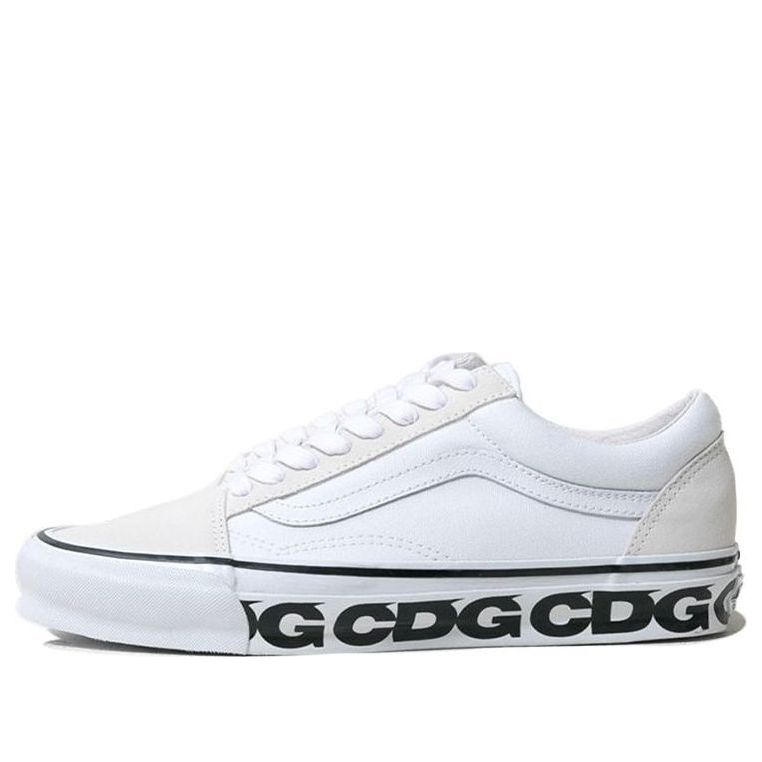 X COMME des GARCONS CDG Old Skool Casual Skateboarding Shoes Unisex White