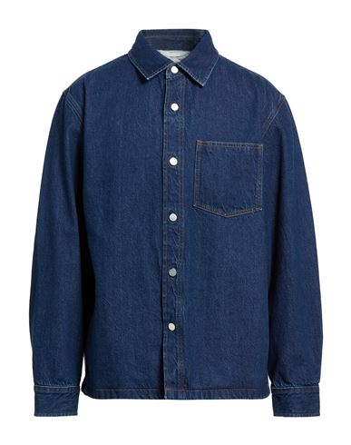 Man Denim shirt Blue Size S Cotton