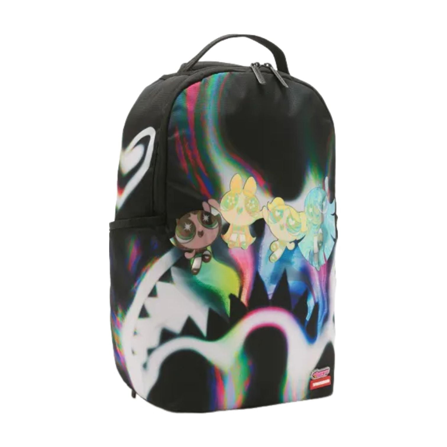 X Powerpuff Girls Rainbow Holo Backpack 'Black'