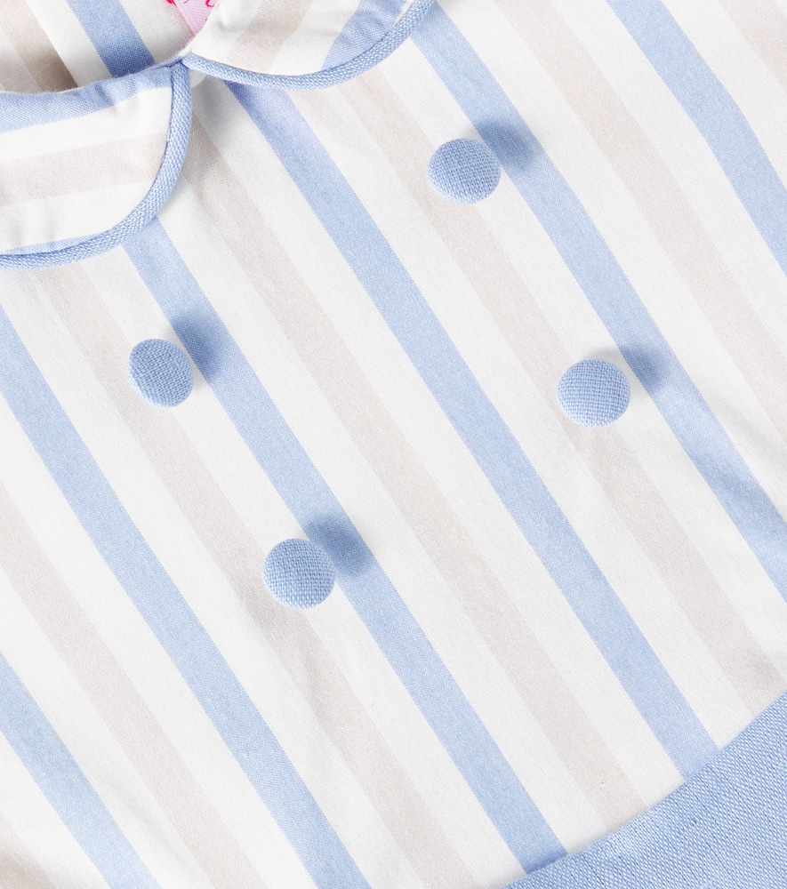 Baby Fantino linen and cotton playsuit