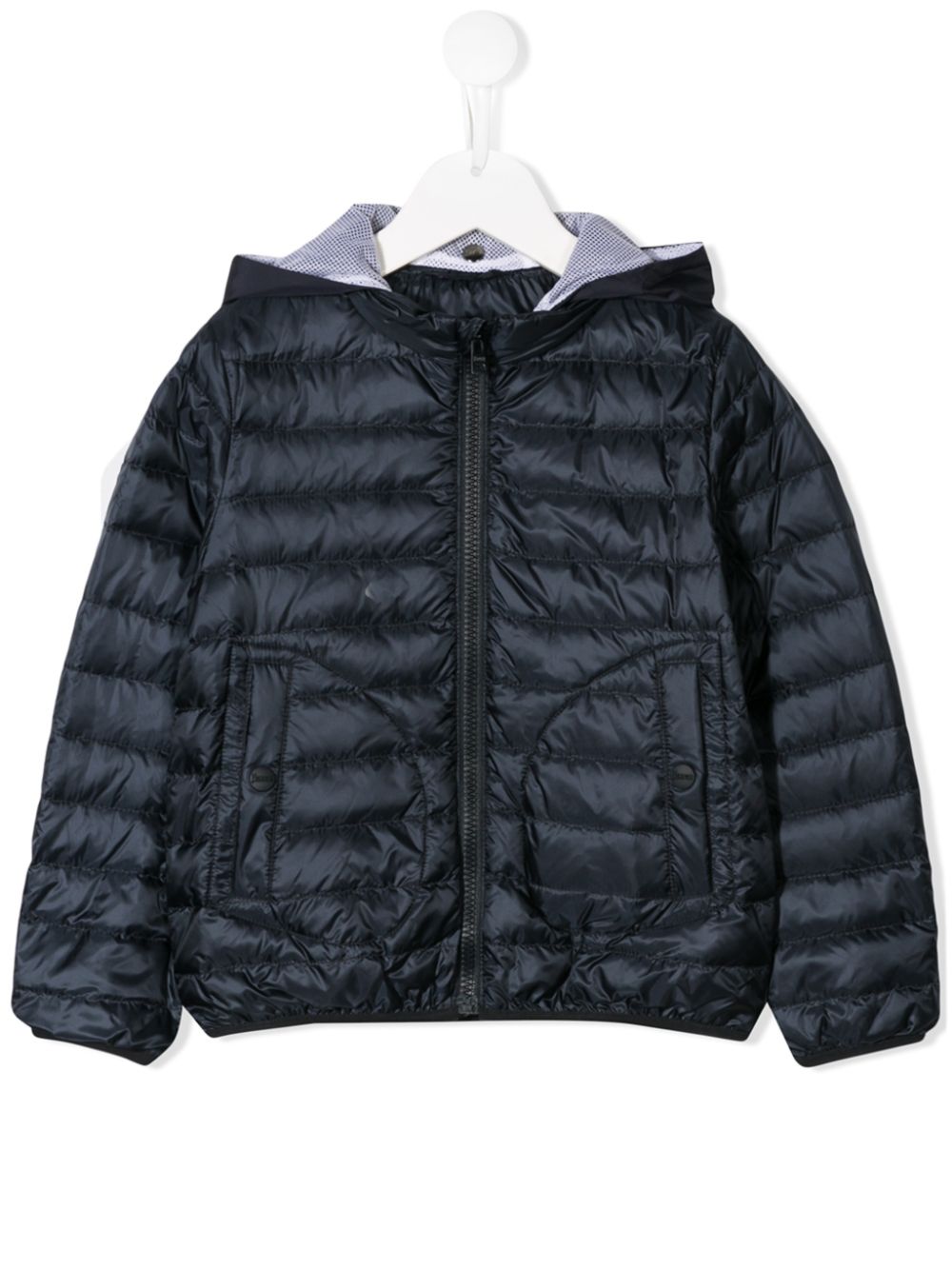Padded hooded jacket - Blue
