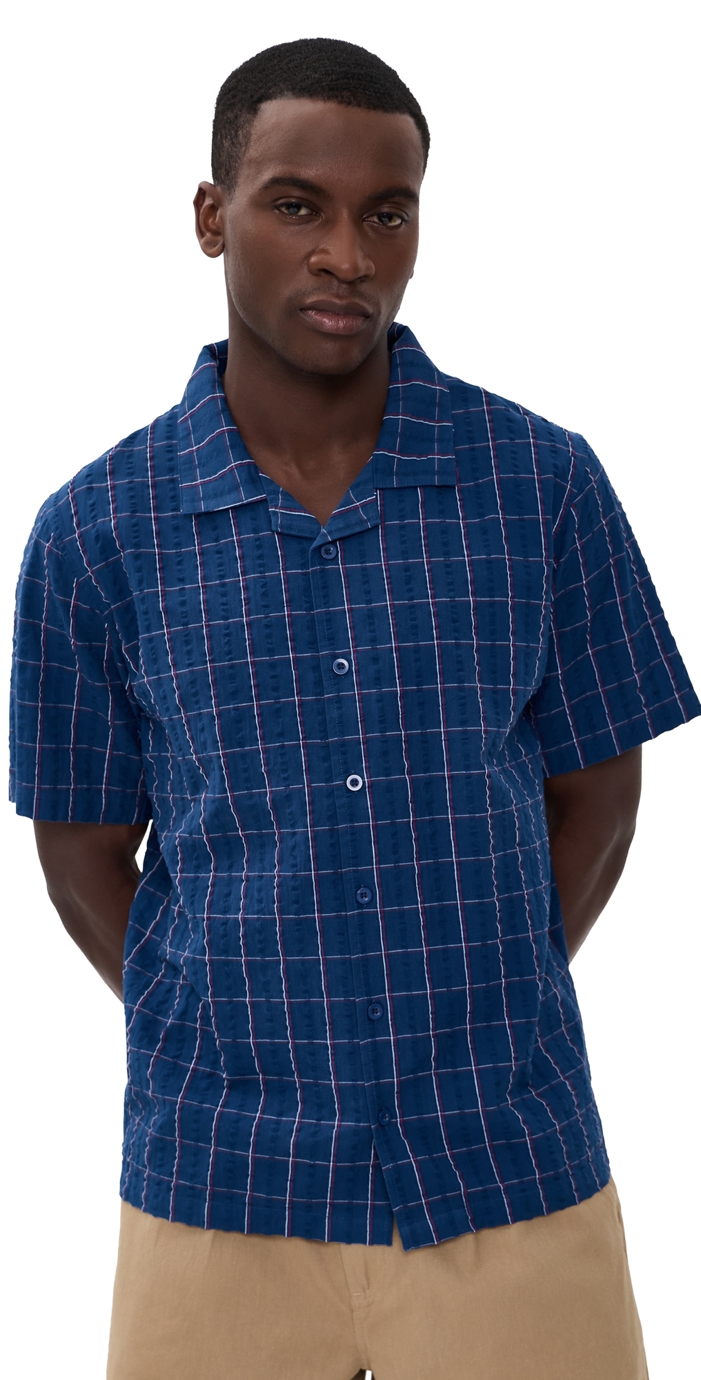 Holiday Collar Shirt Blue Multi