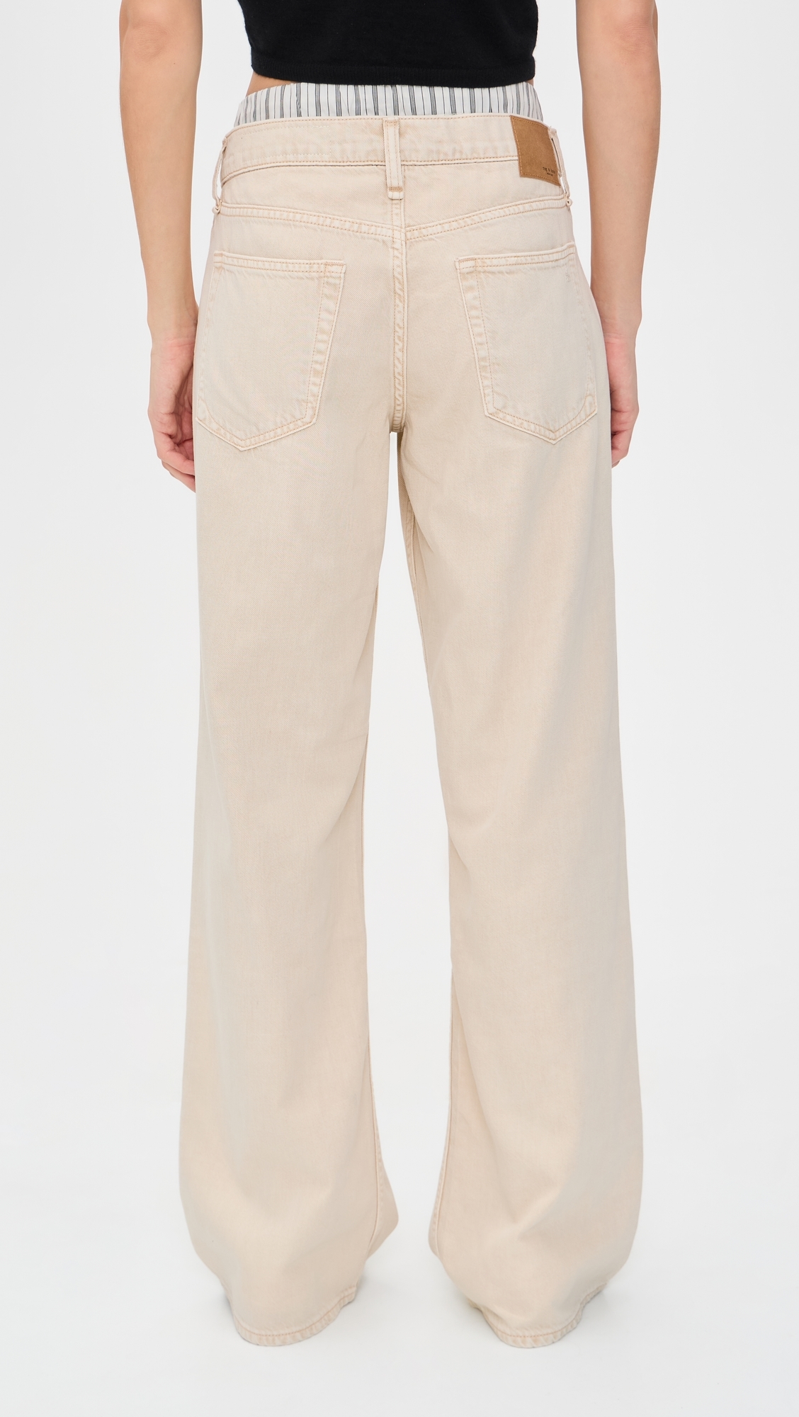 Saige Full Boxer Pants Sandstripe