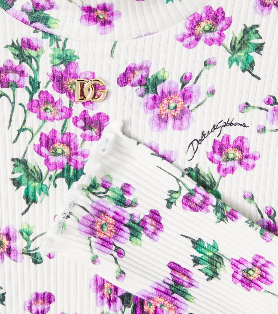 Costa floral cotton T-shirt