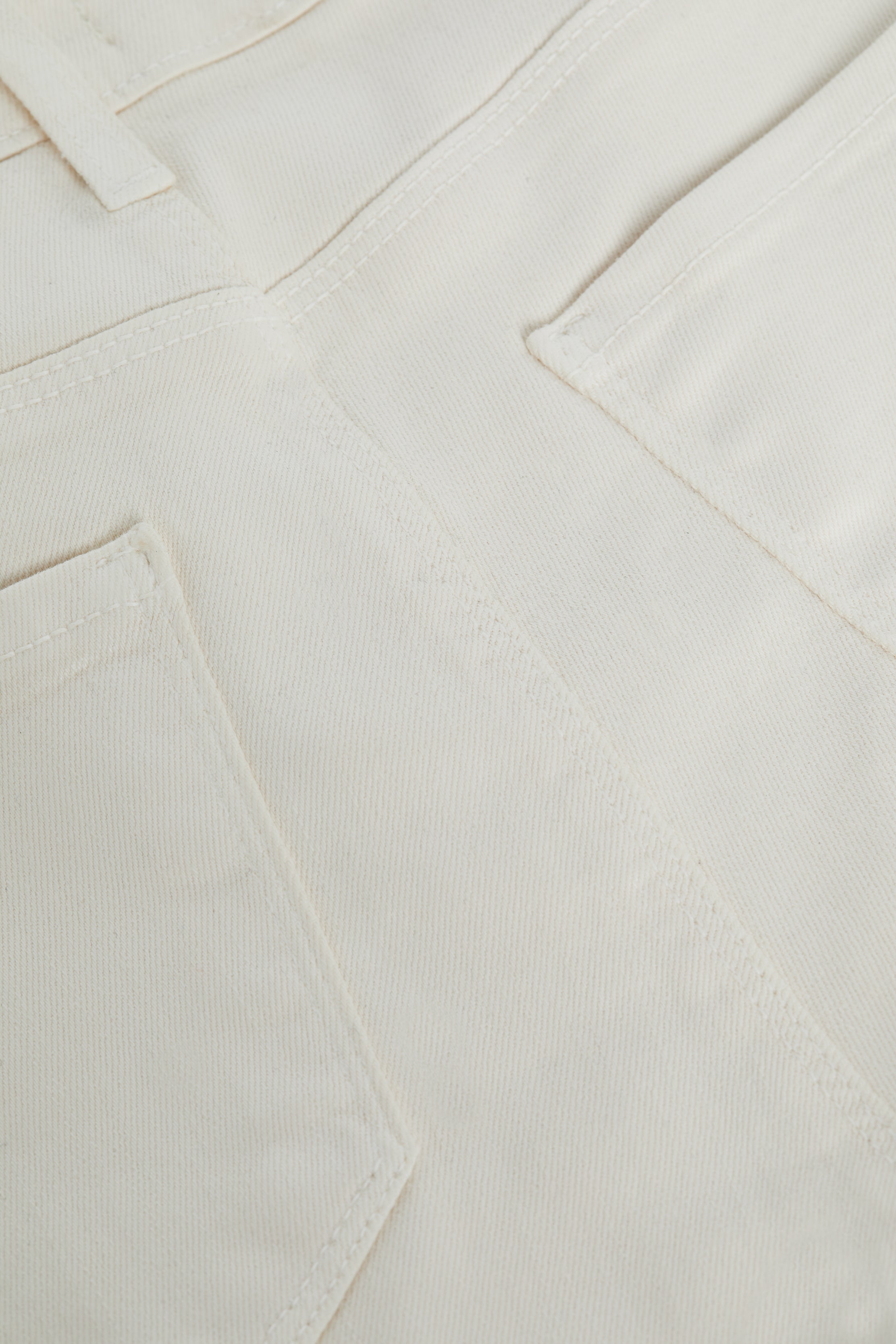 Selma Coated Bootcut Jean In French Vanilla Coated