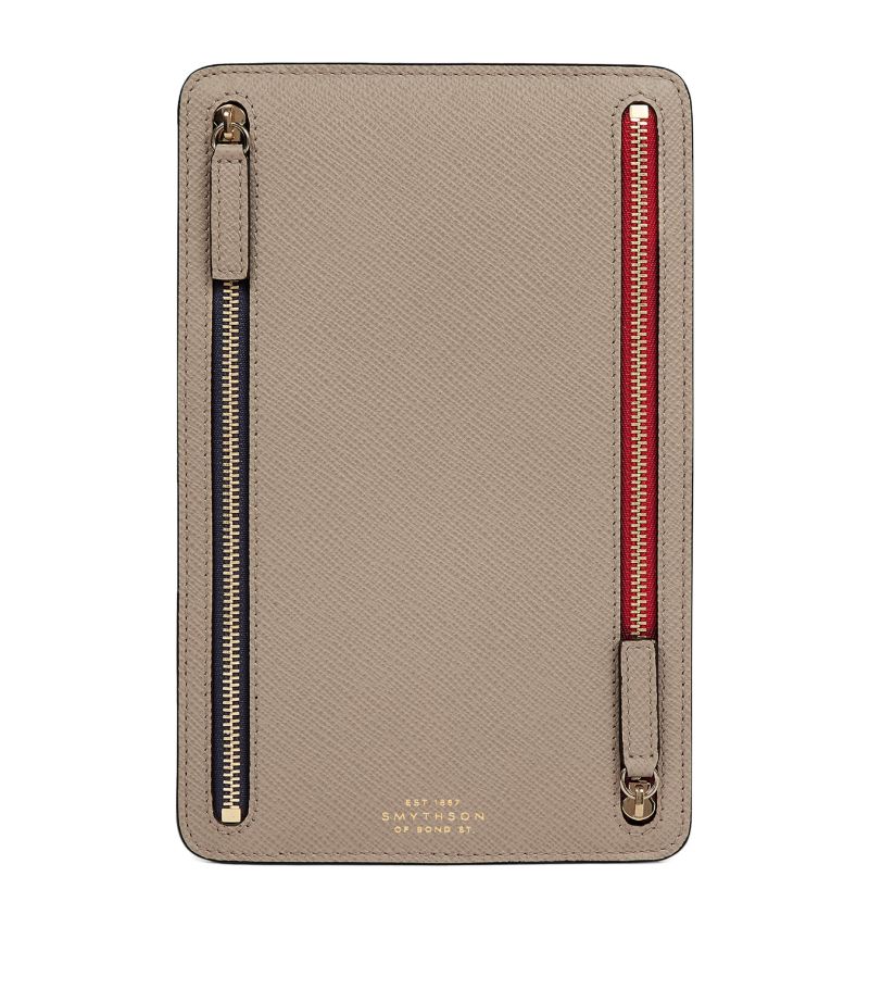 Panama Leather Multi-Zip Wallet