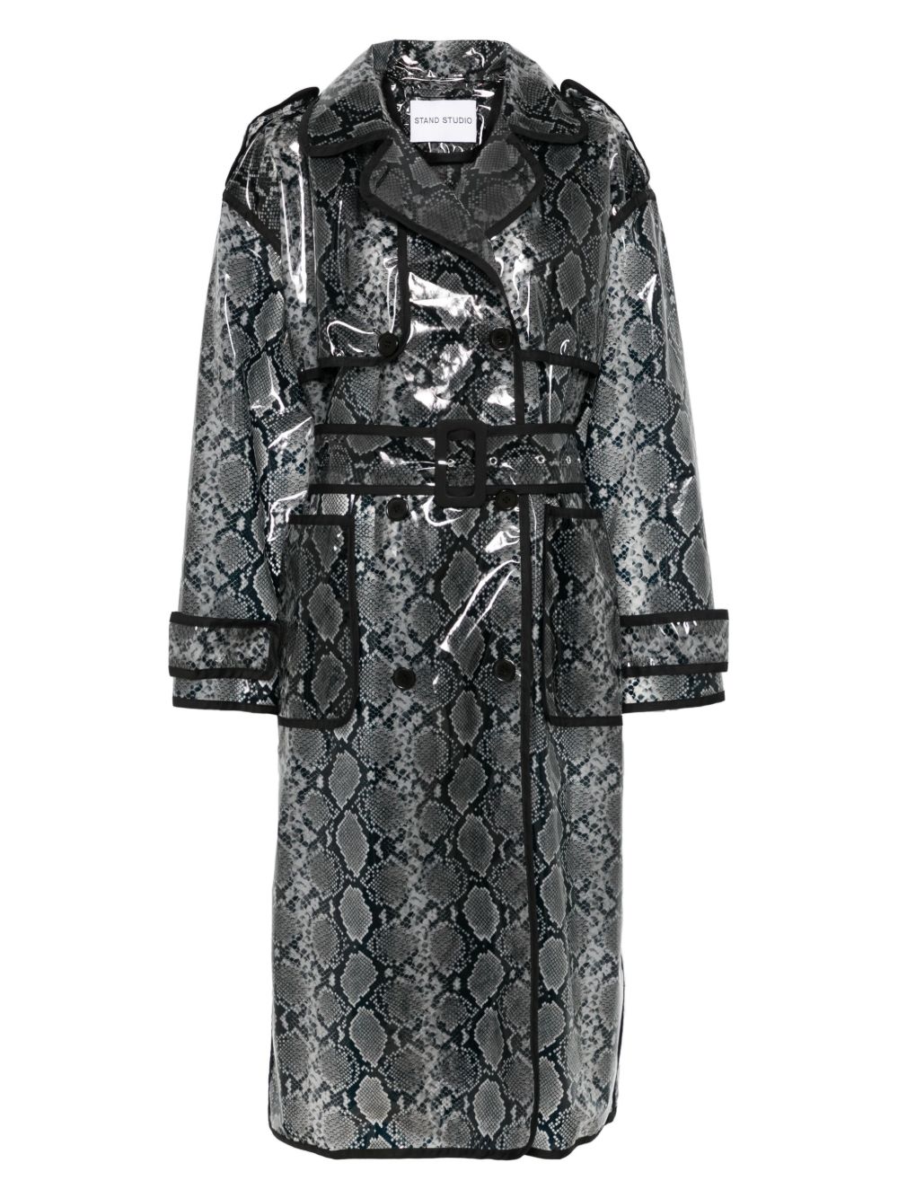STAND STUDIO Promise raincoat - Black
