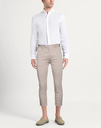 Man Pants Taupe Size 30 Cotton, Elastane