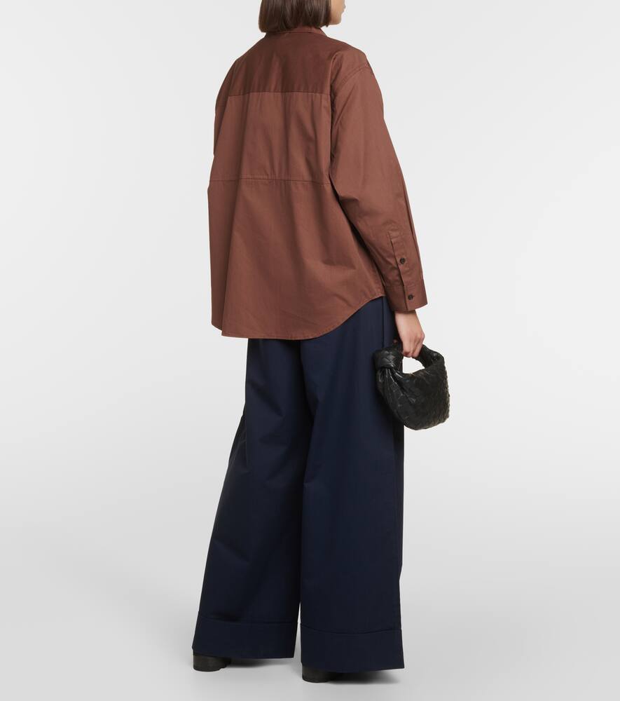CO Oversized cotton and silk shirt