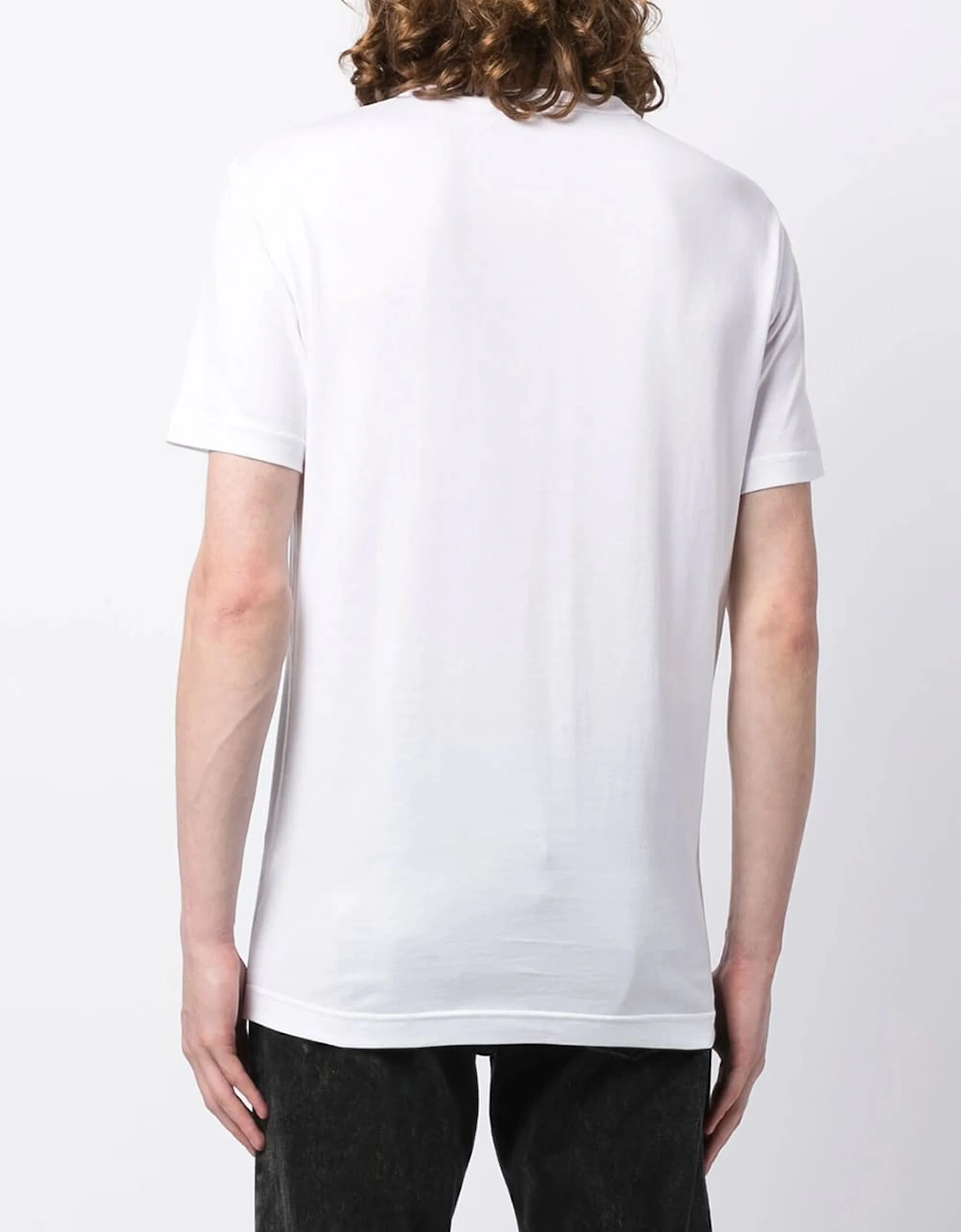 Men's Dolce & Gabbana Plaque Logo T-Shirt White