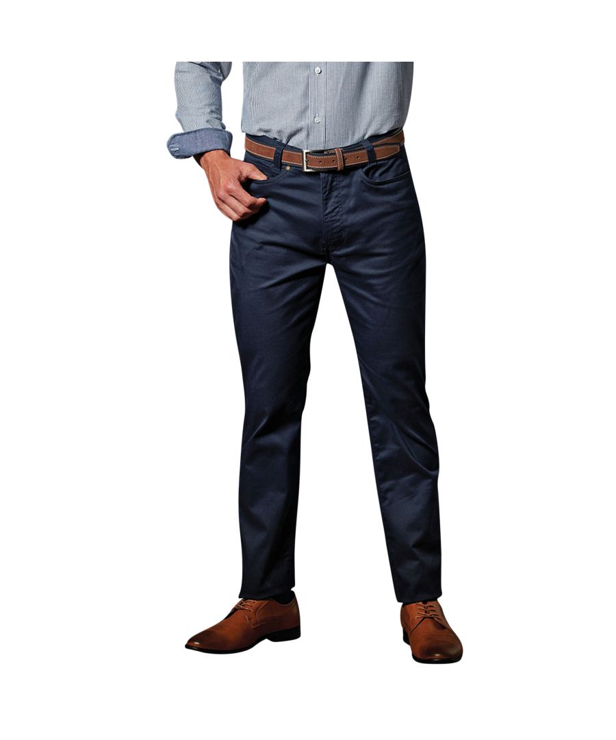 Premier Mens Performance Chinos Navy - 36 Regular