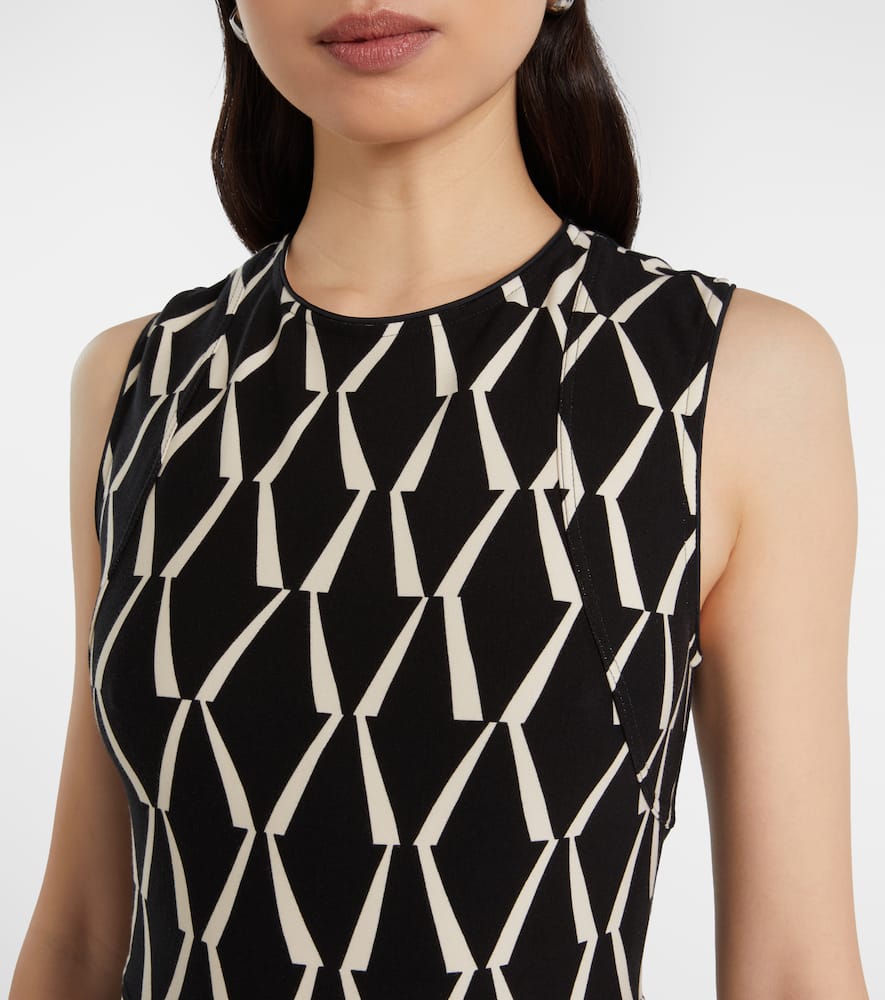 Lampara cotton-blend midi dress