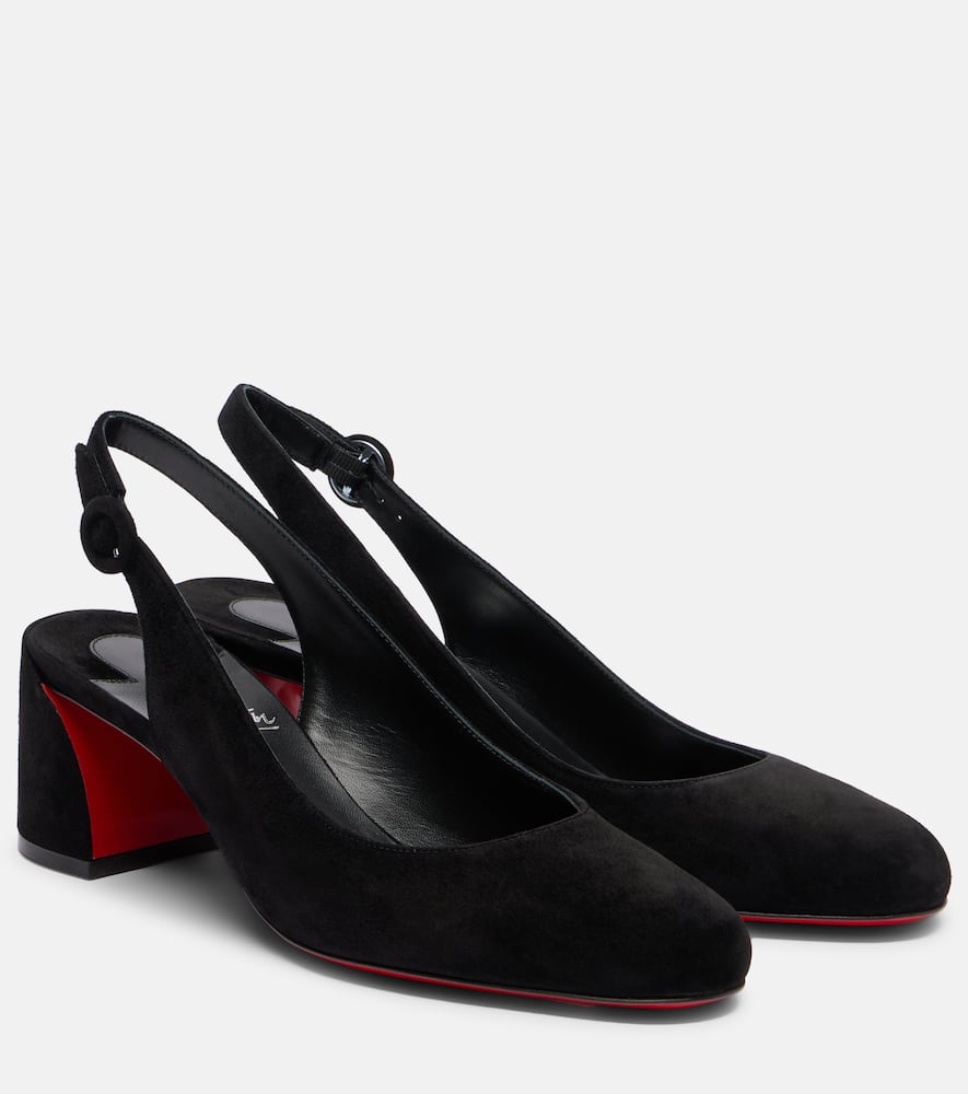 So Jane 55 suede slingback pumps