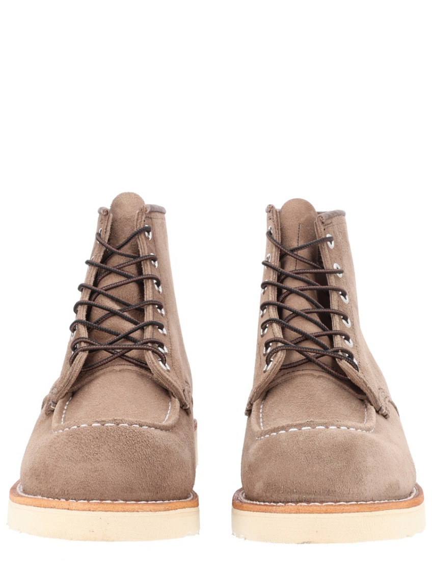 Beige Solid Boots
