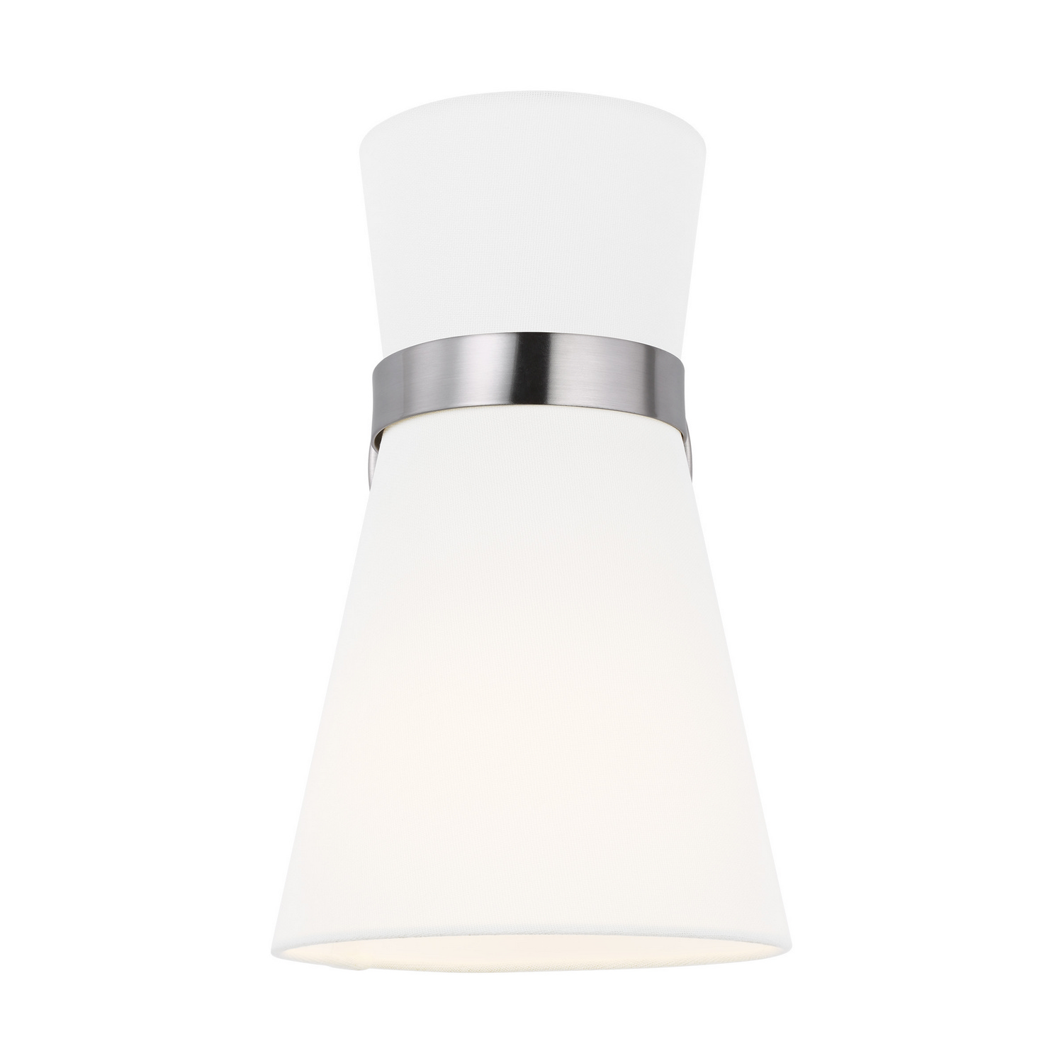 Clark Bathroom Vanity Light in Brushed Nicke