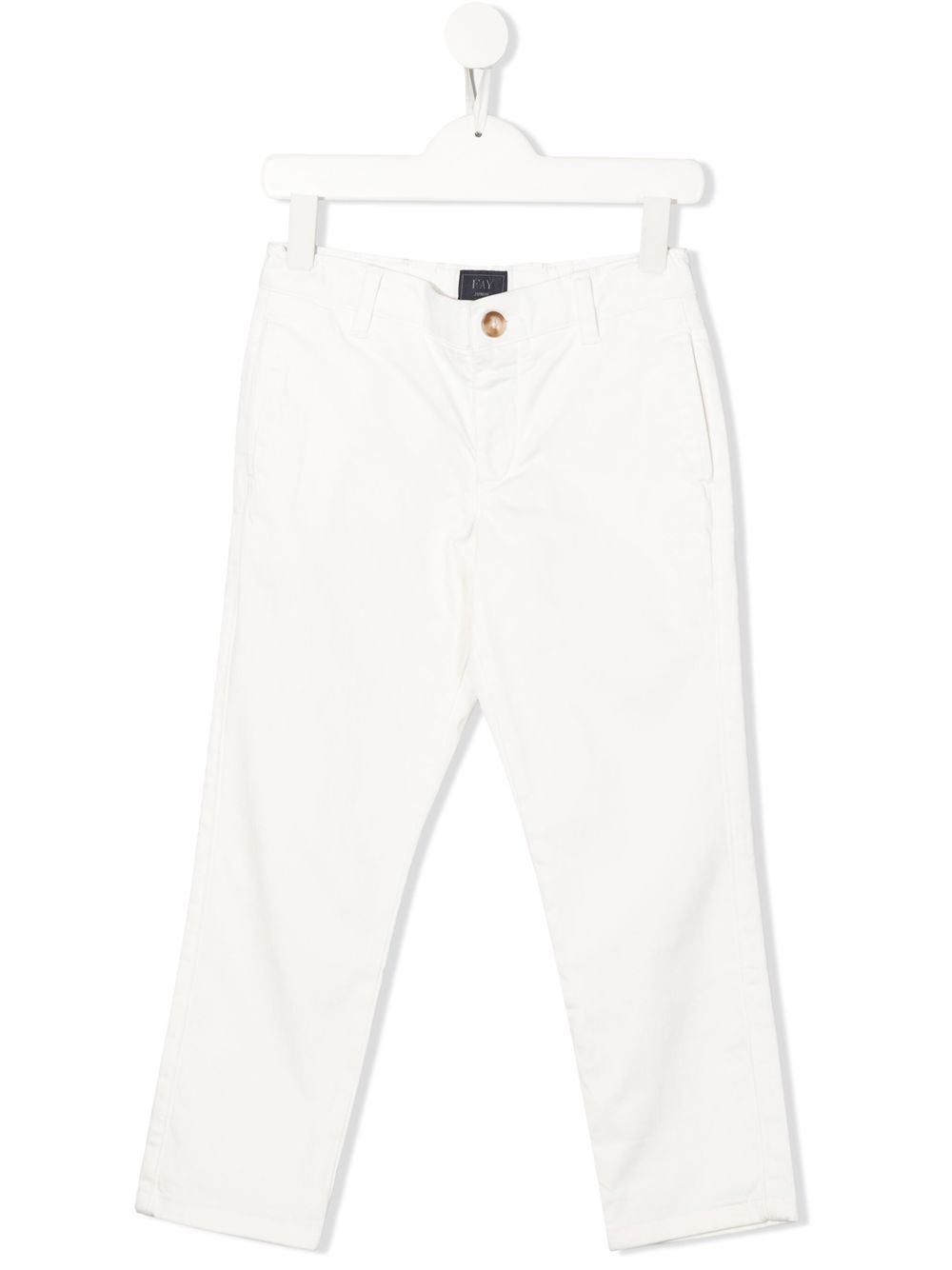 Straight-leg trousers - White