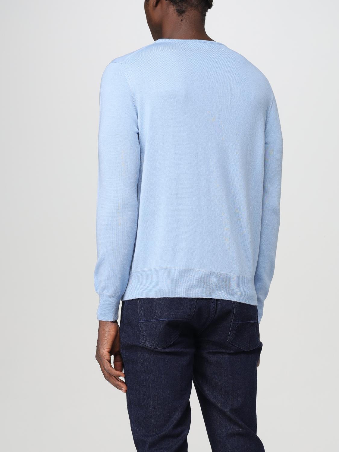 Sweater Men color Sky Blue