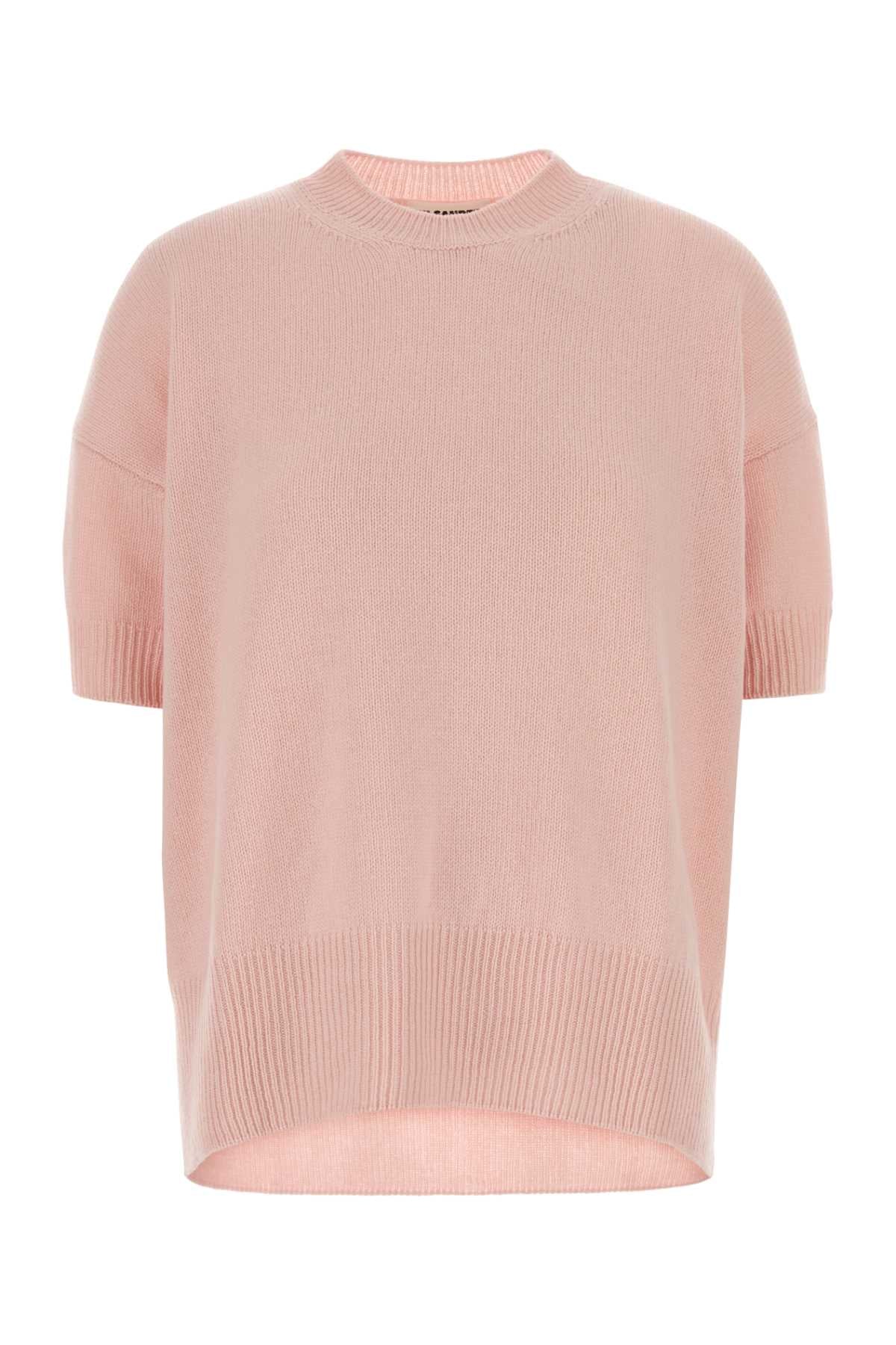 Cashmere Crewneck Sweater — Pink
