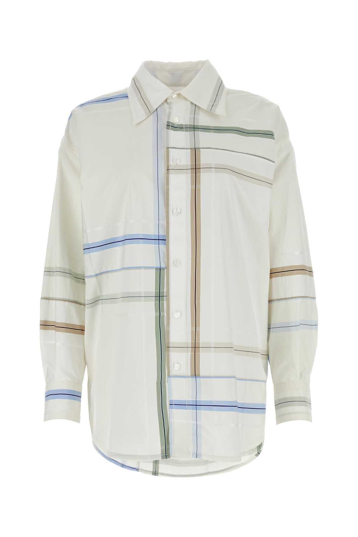 Embroidered Poplin Shirt — White