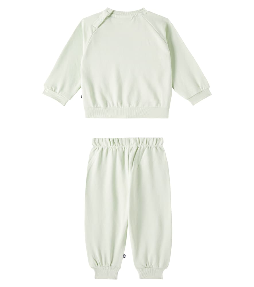 Molo Baby cotton sweatshirt and sweatpants set
