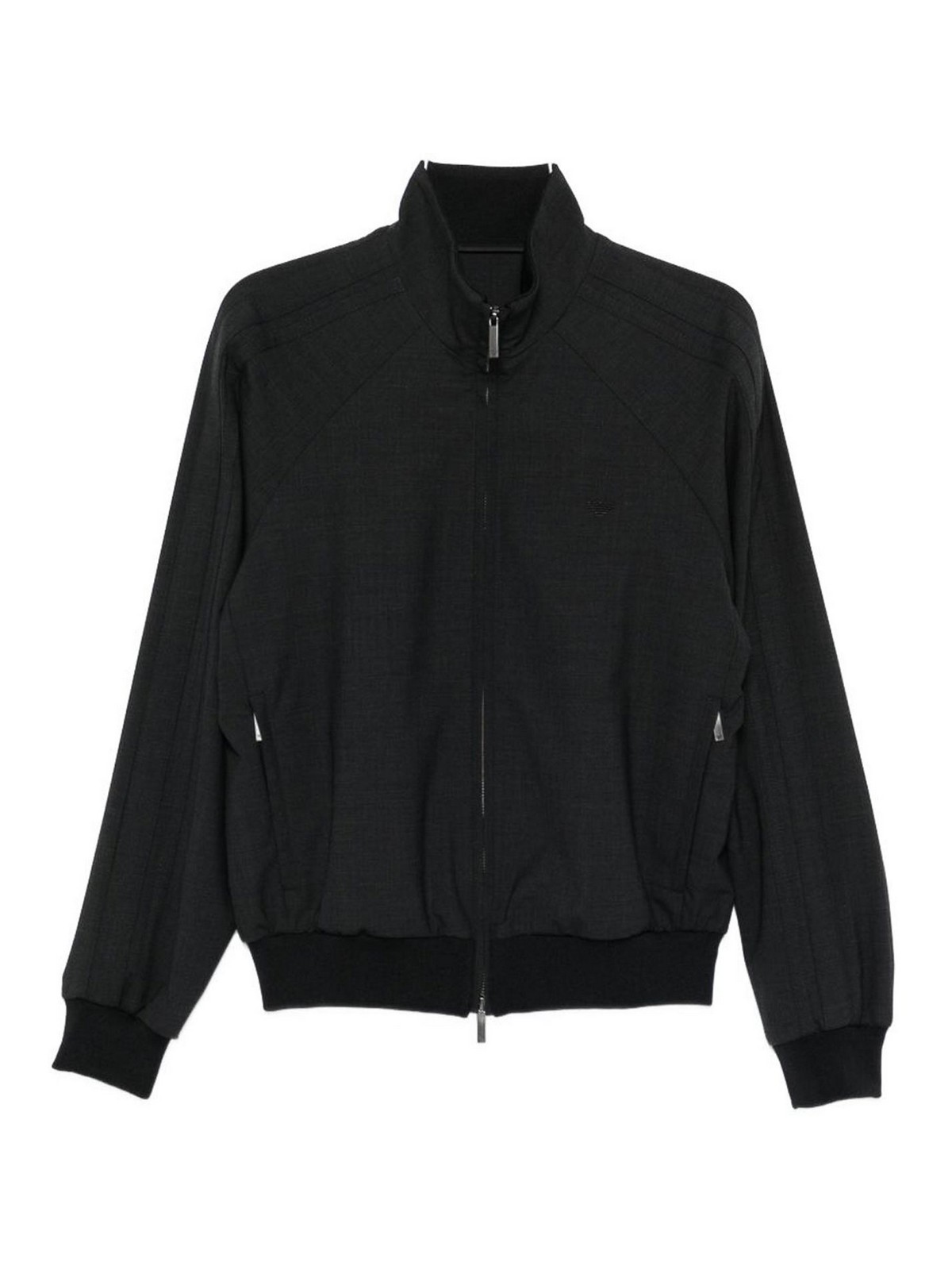Wool Blend Bomber Jacket