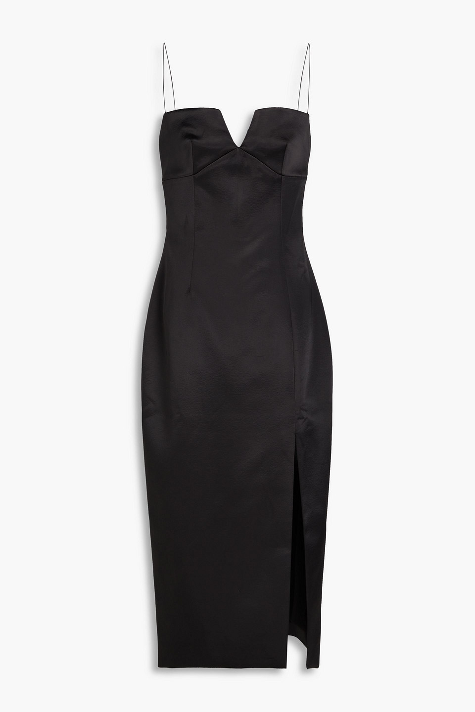 Rue satin midi dress