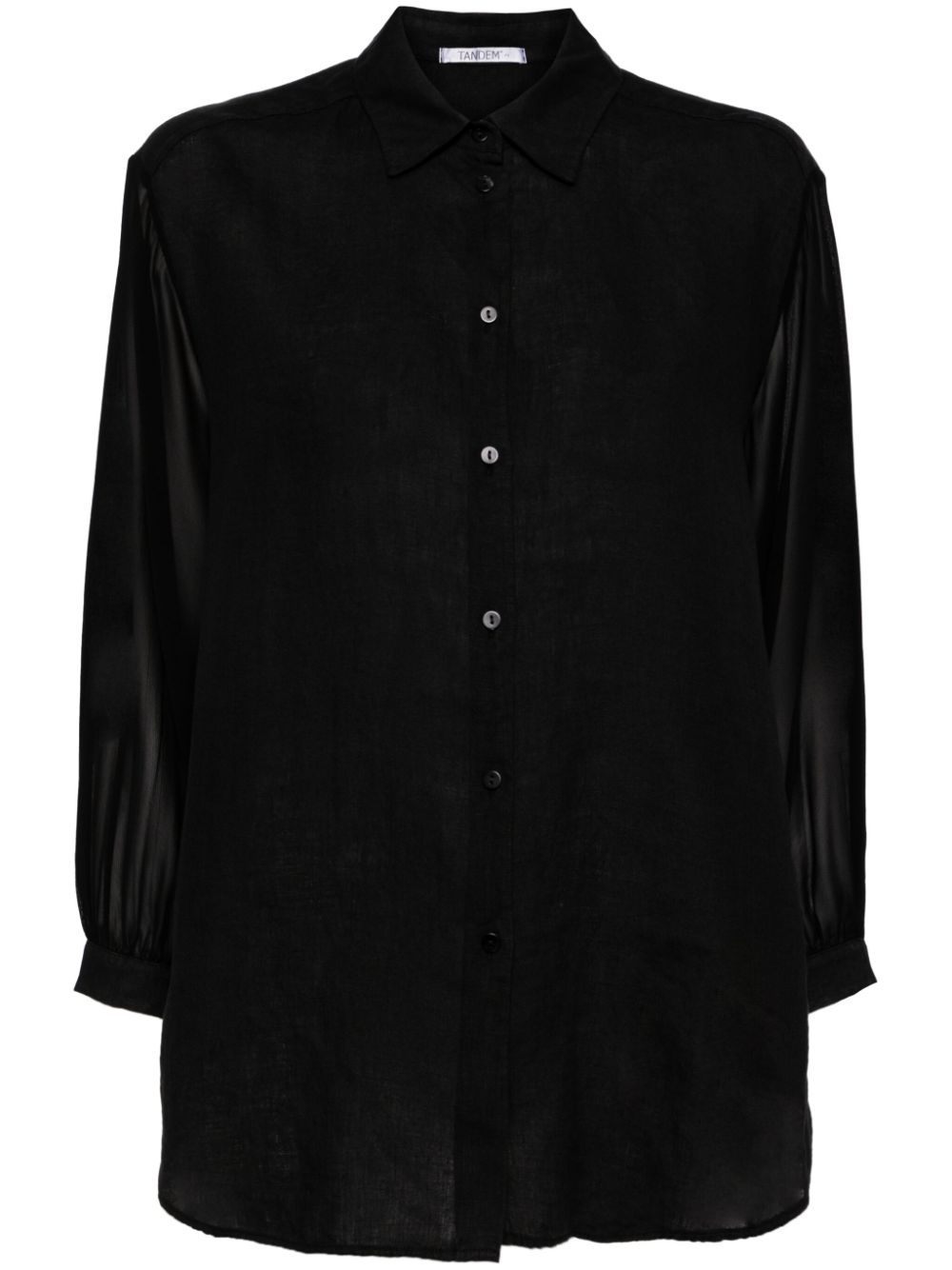 Linen shirt - Black