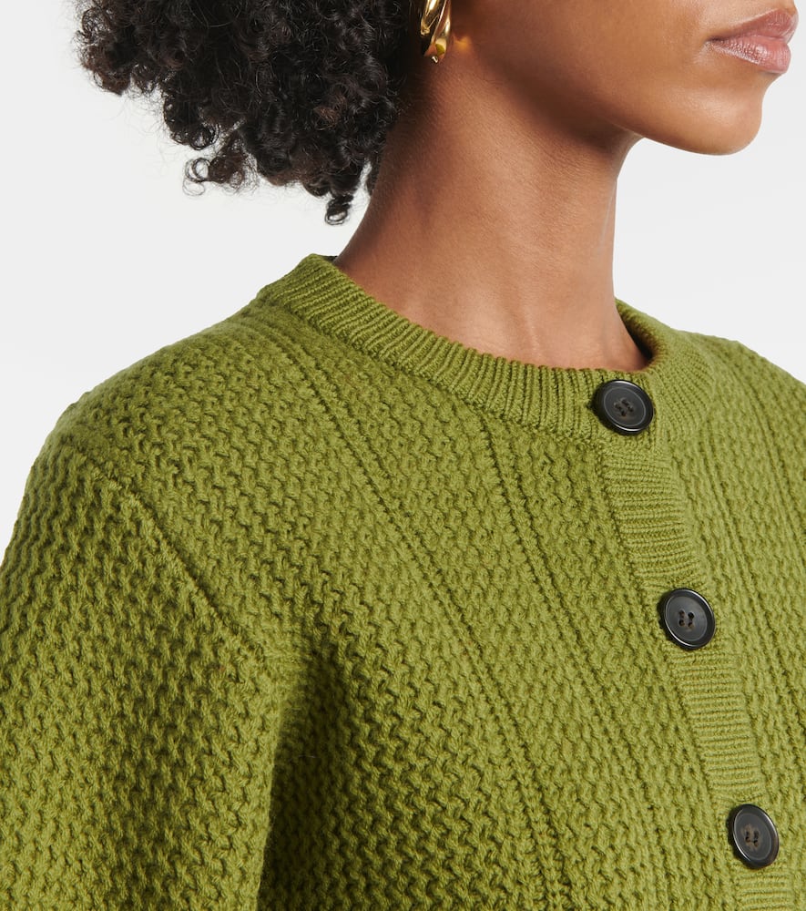 Albert cropped wool cardigan