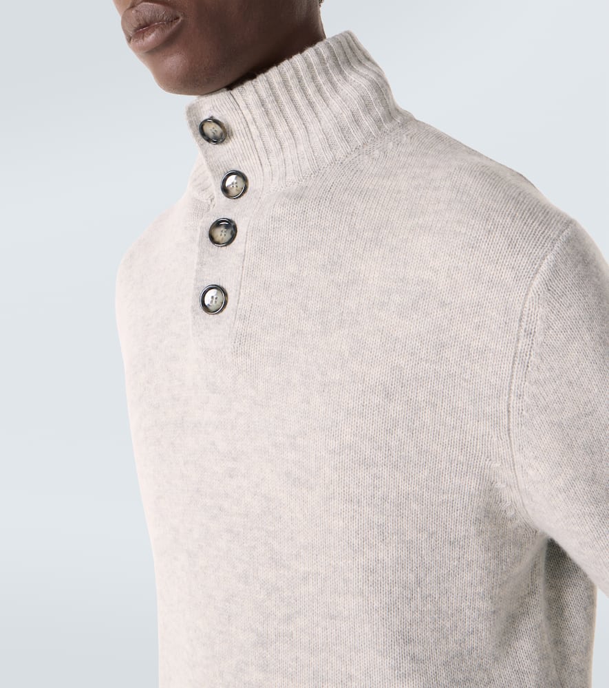 Wool and cashmere turtleneck sweater
