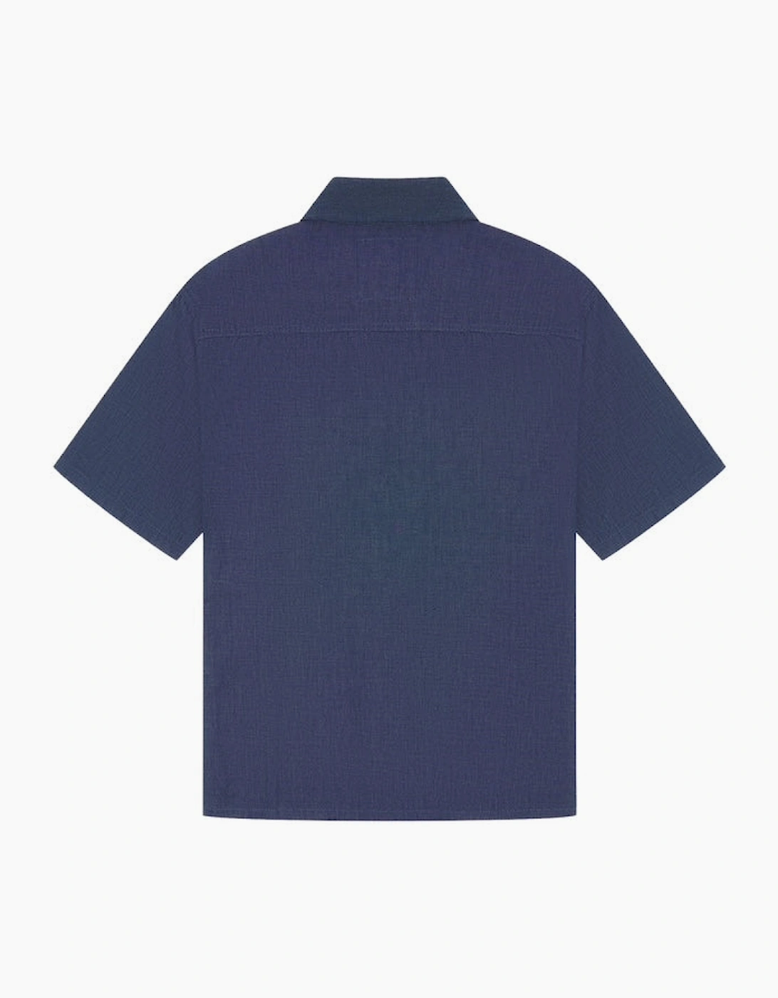 Men's Uskees #6004 Cuban Oxford Chambray Shirt - Navy - : Regular