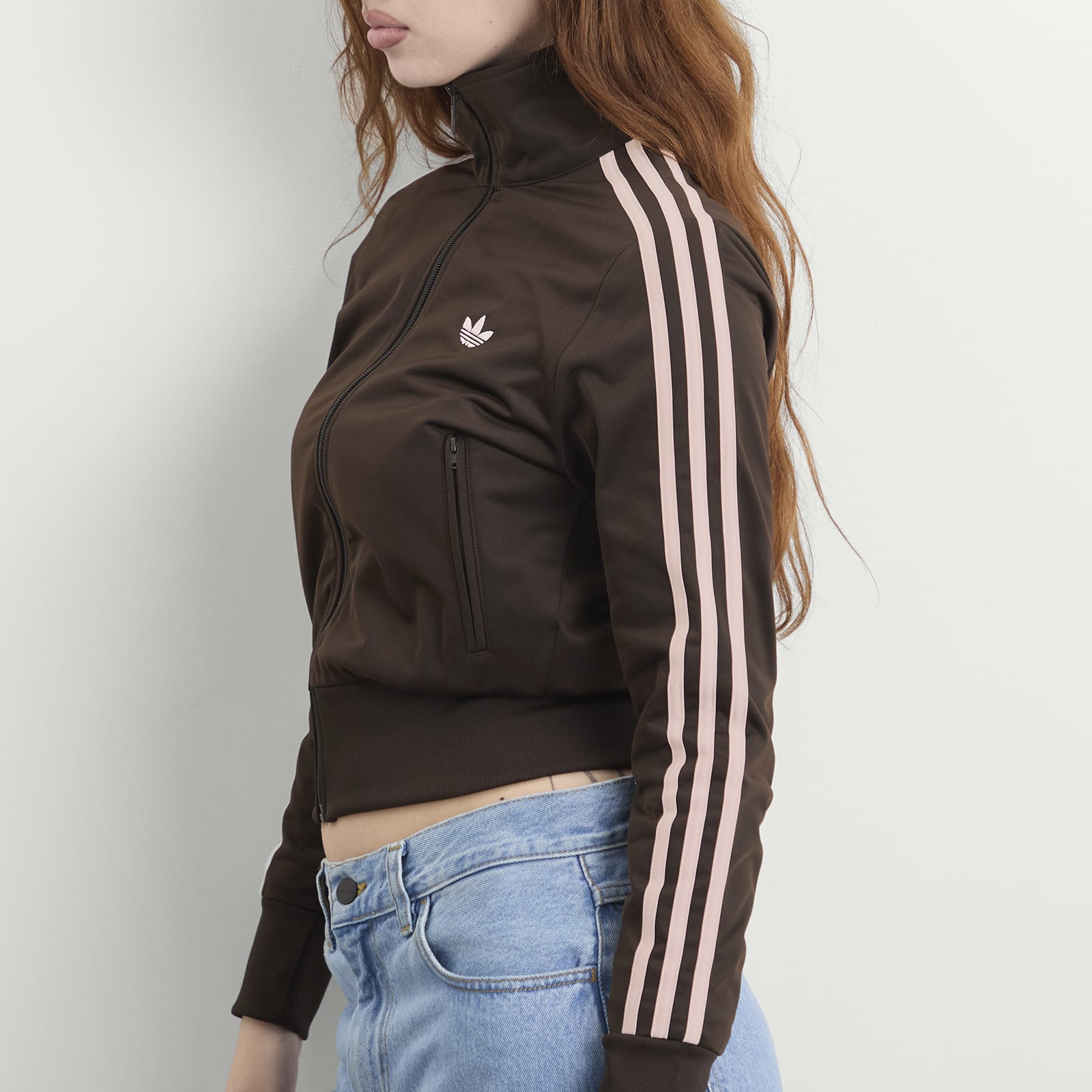 Women's Classic Firebird Track Top in Aurora Coffee/Sandy Pink