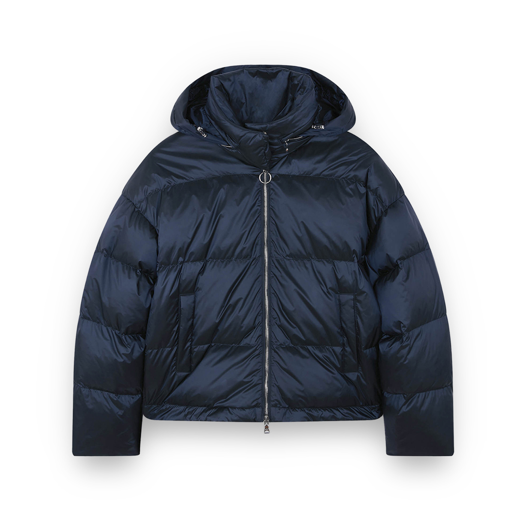 Shiny down jacket, Woman, Blue