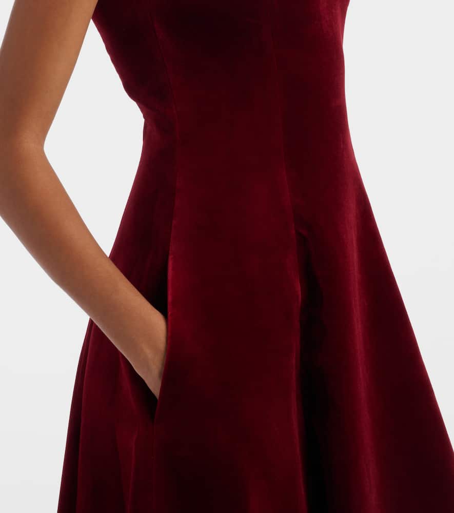 Nodin cotton velvet gown