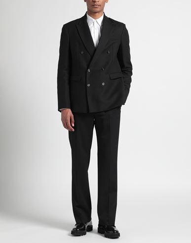 Man Blazer Black Size 38 Viscose, Linen