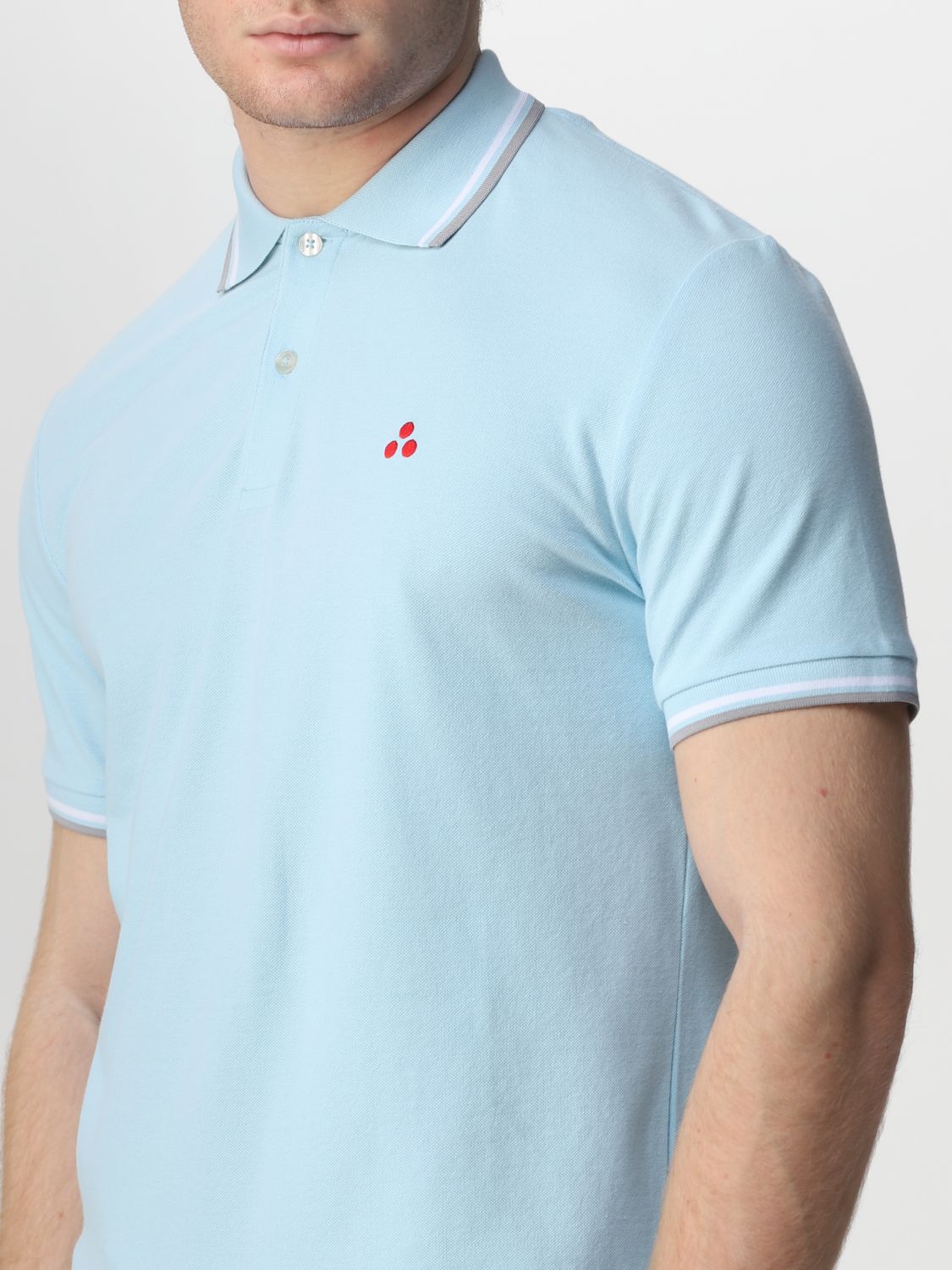 Polo Shirt Men colour Sky Blue