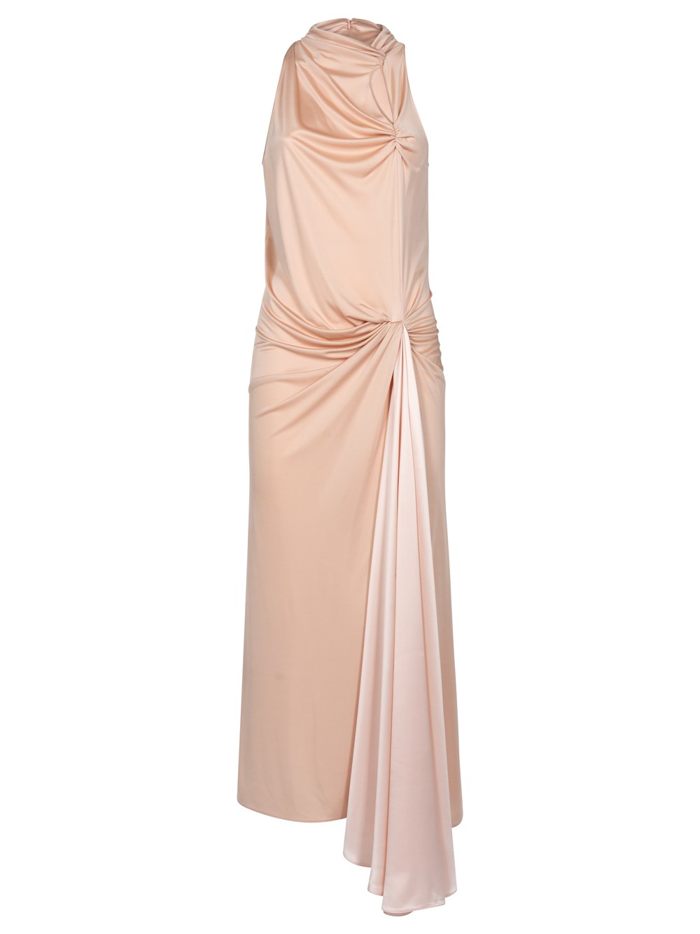 Long Viscoso Dress With Cut-Out Details