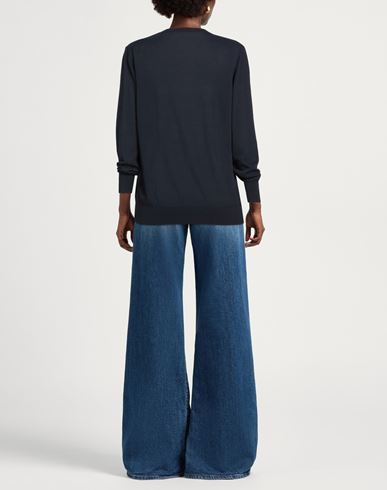 The Fine Essentials Woman Sweater Midnight blue Size 10 Cotton
