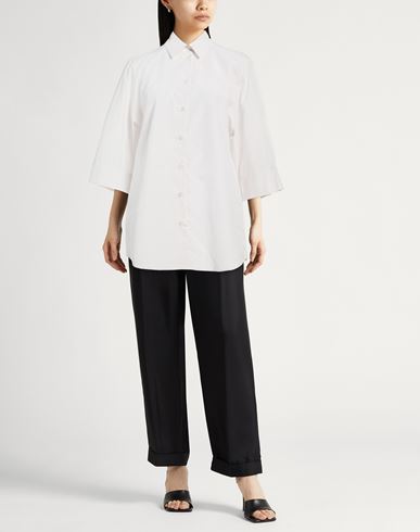 Woman Shirt Light grey Size 4 Cotton, Polyester