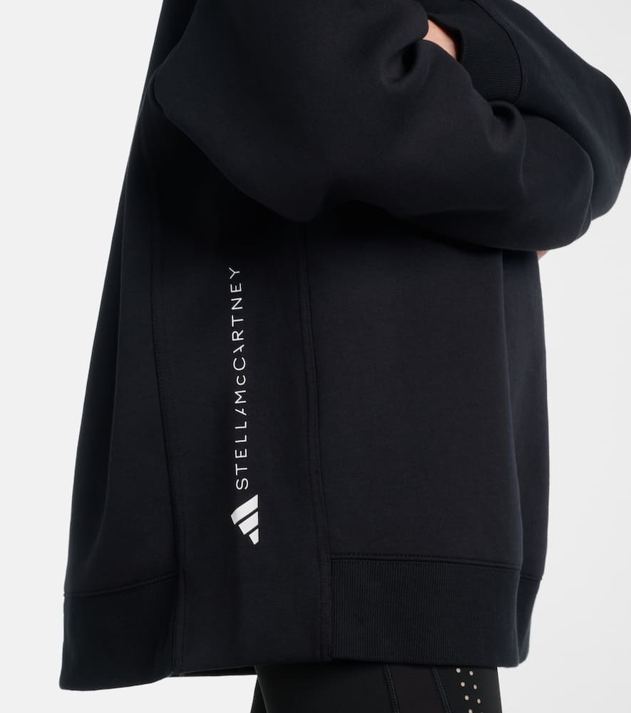 Logo cotton-blend jersey sweatshirt