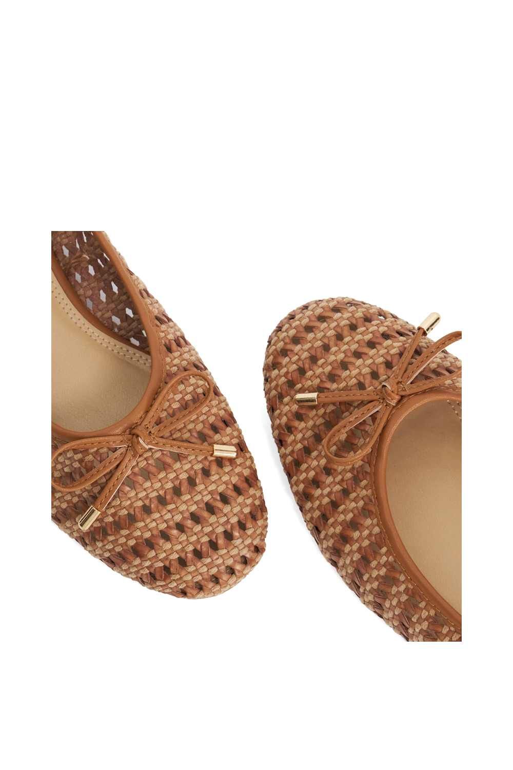 Dune London Women's 'Hypnos' Ballet Pumps Flat in Brown
