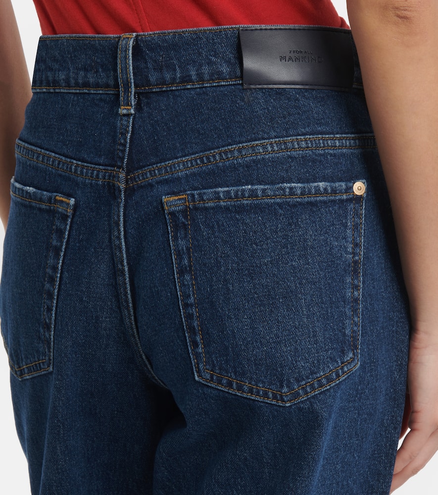 High-rise flared jeans