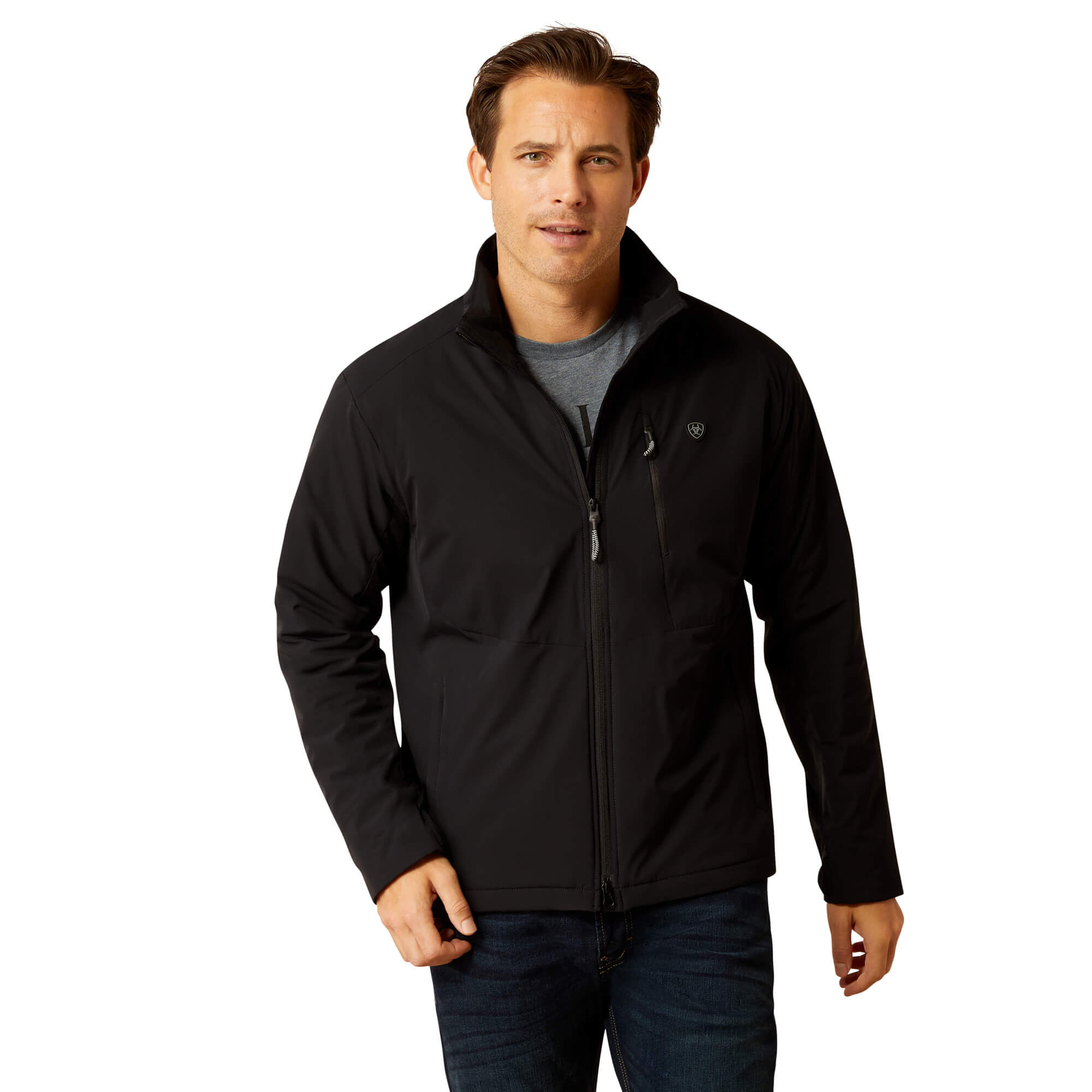 Men's Rion StretchShell Insulated Jacket Long Sleeve in Black