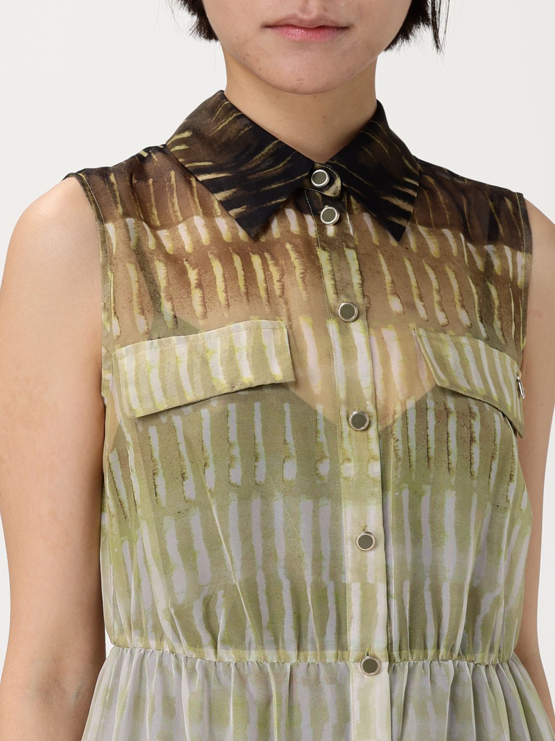 Dress LIU JO Woman color Green
