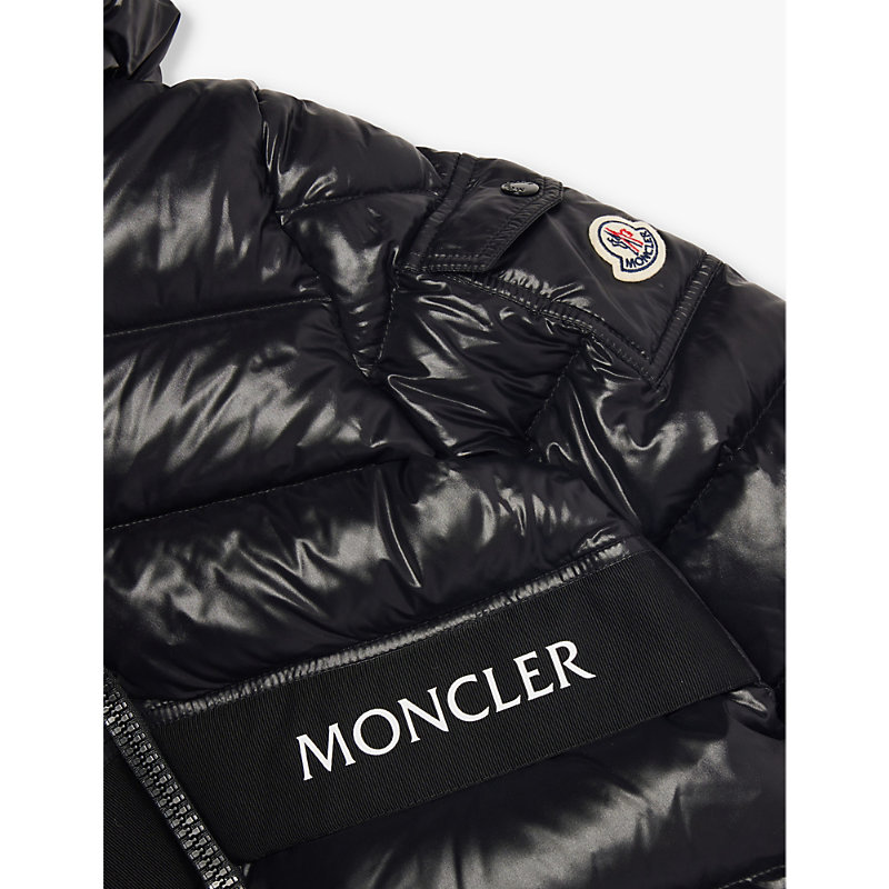 Boys Black Kids Groseiller Quilted Shell-down Jacket 