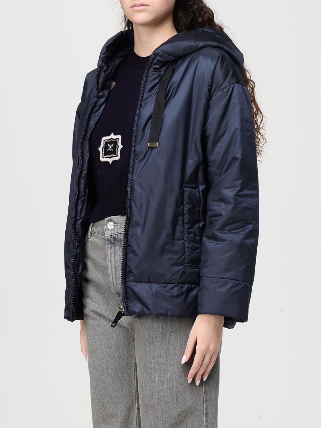 Coat Woman color Blue