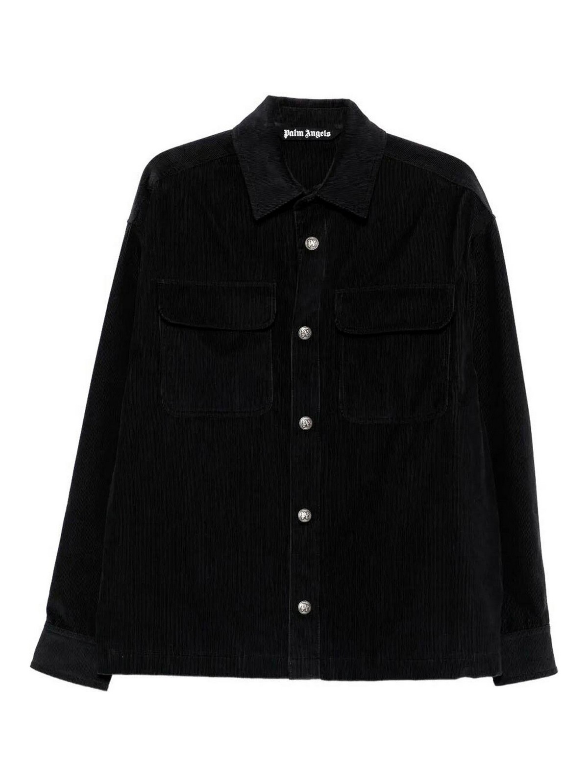 `Classic Logo` Cord Overshirt