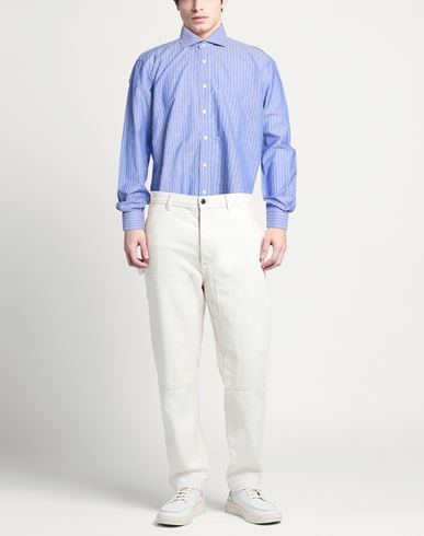 Man Shirt Light blue Size 17 ½ Cotton, Linen