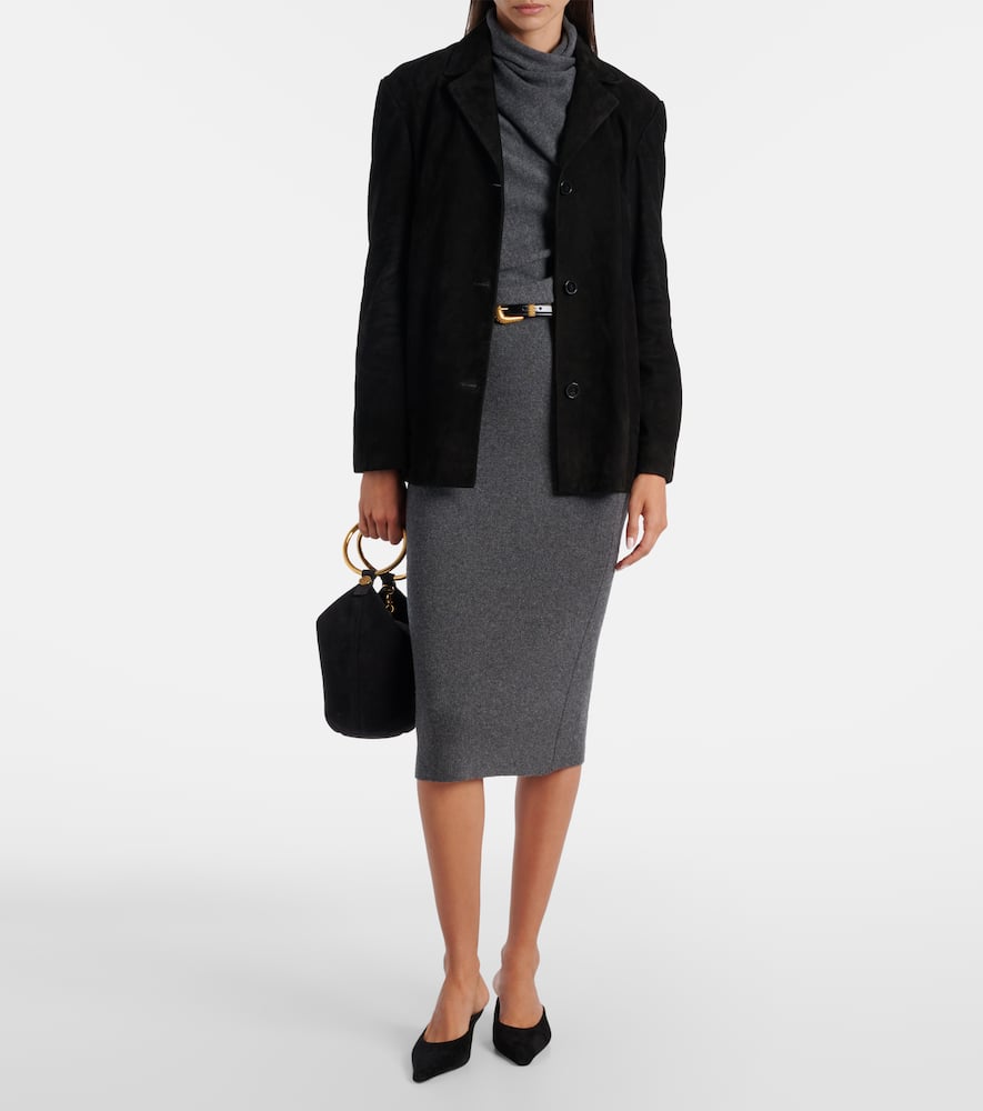 Opus suede blazer